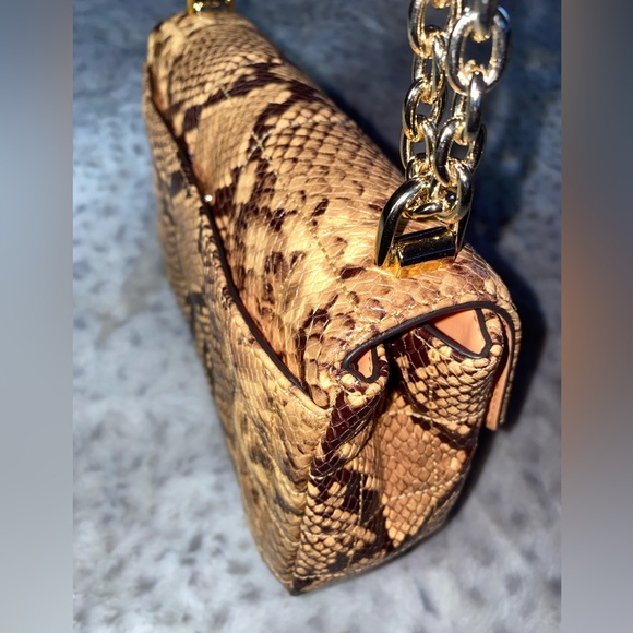 Michael Kors Soho Snakeskin Shoulder Bag - Picture 7 of 7